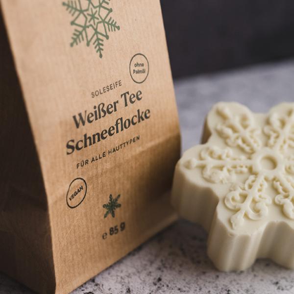 Soleseife Weißer Tee - Schneeflocke